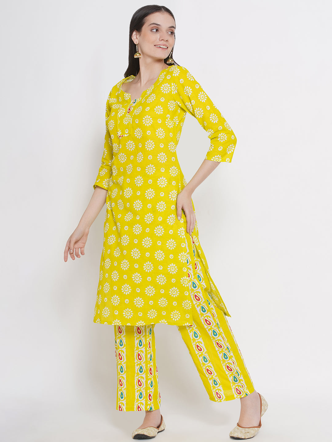 Riwaaz Sunshine Yellow Kurta Set