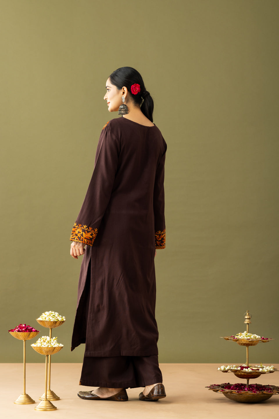 mustard aari embroidery kurta set, kashmiri aari work kurta, mustard embroidered kurta, wool blend kurta set, winter kurta for women, aari work suit, Mustard Kurta Aari Embroidery Kashmiri Kurta, Winter Ethnic Wear Wool Blend Kurta Festive Kurta Set, mustard aari embroidery kurta set price mustard kurta set with dupatta, mustard kurta set aari embroidered kurta Mustard Aari Embroidery Kurta Set women mustard aari embroidery kurta set kashmiri aari work kurta mustard embroidered kurta kashmiri aari work suit
