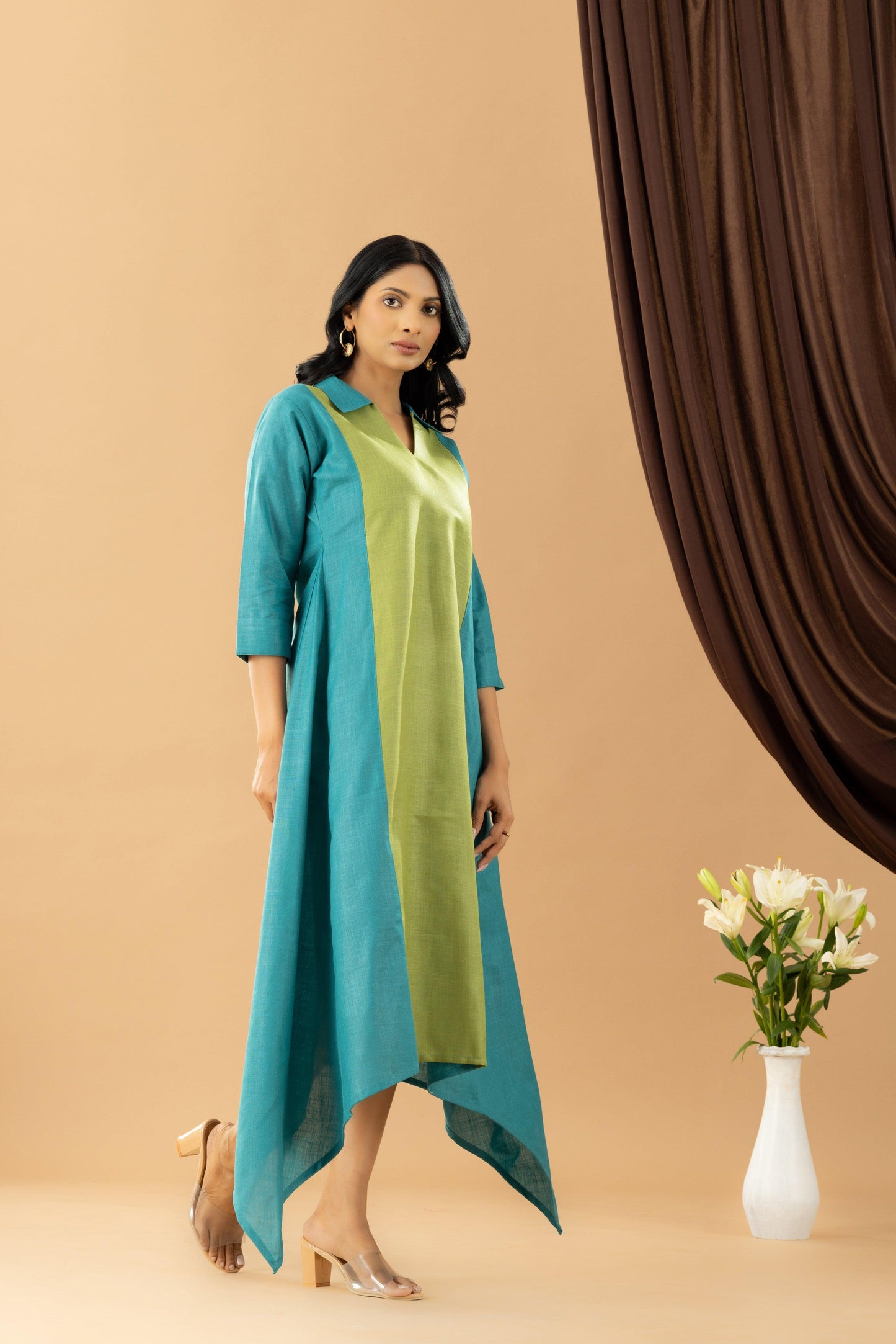 Bahaar Jade Green Dress